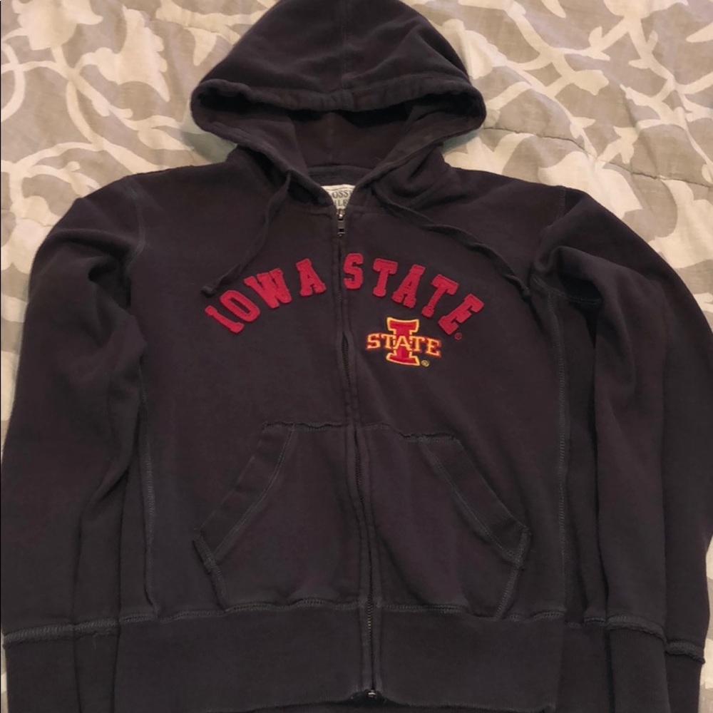 Iowa State Zip Sweats - Medium